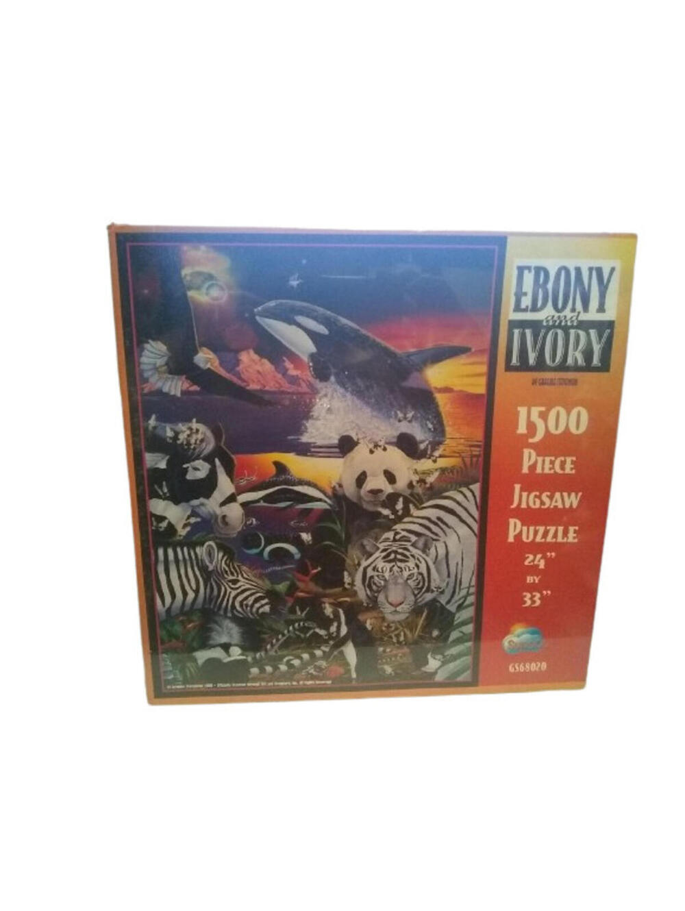 Sunsout Ebony And Ivory Graeme Stevenson 1500 Pc Puzzle Animals 24"x33" #6568020